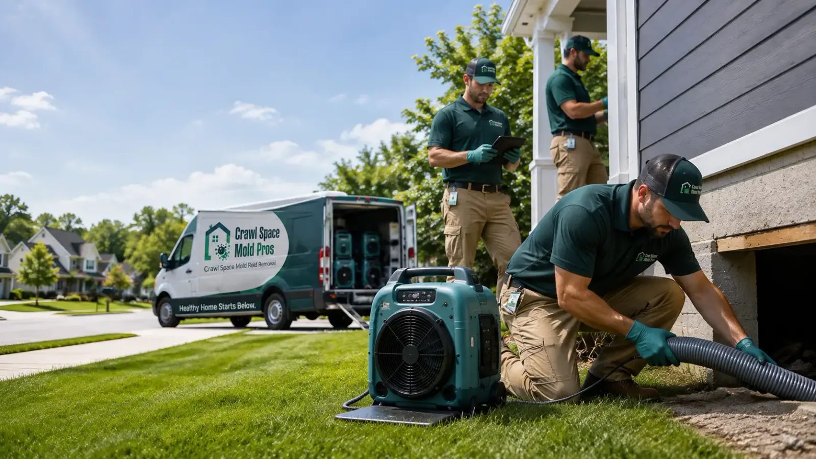 Crawl Space Mold Removal in Wisconsin Dells, WI